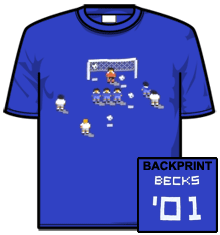 BECKS FOOTBALL TEE IMPERIAL