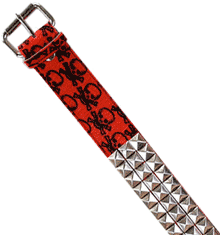 RED SKULL PYRAMID STUD